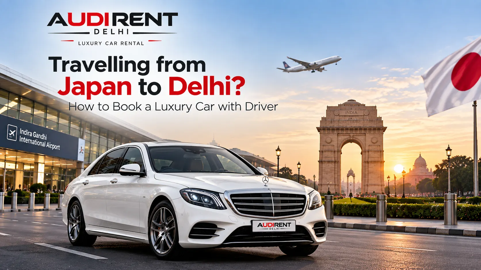 Luxury car rental in Delhi for travellers from Japan