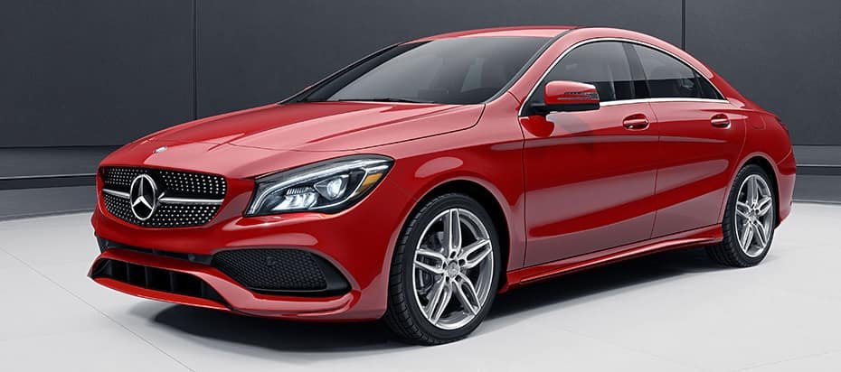 Mercedes-CLA-red-Rent-Delhi