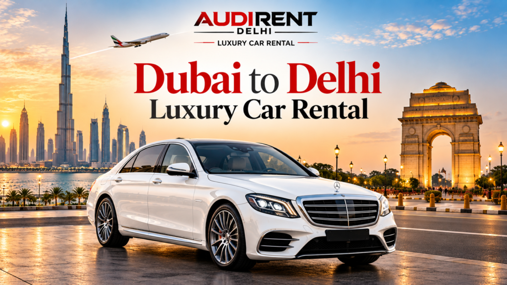 Luxury car rental in Delhi for travellers from Dubai