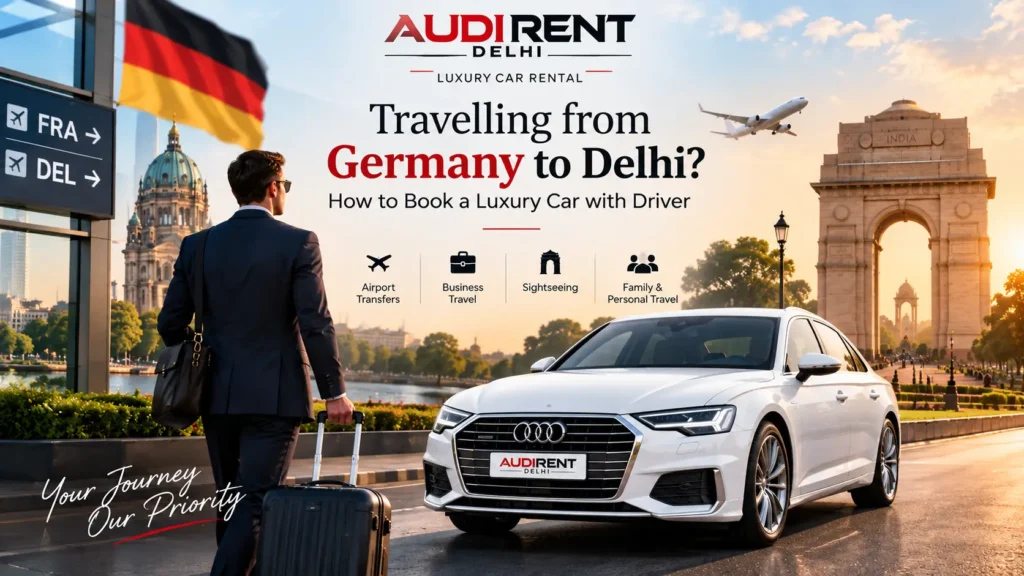 Luxury car rental in Delhi for travellers from Germany