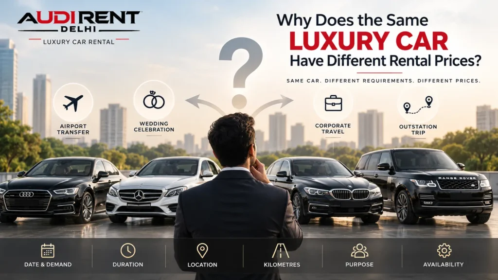 Why luxury car rental prices vary based on booking requirements